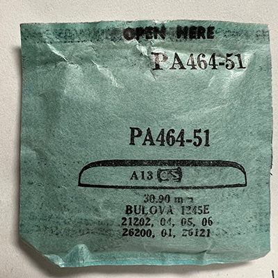 BULOVA : MULTIPLE MODELS - Round 30.9mm PA464-51