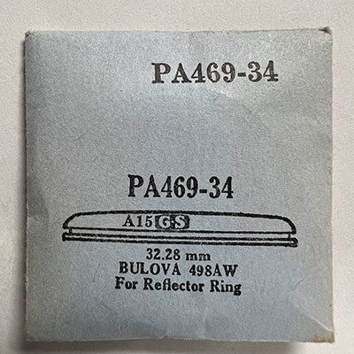 BULOVA : 498AW - Round 32.28mm PA469-34