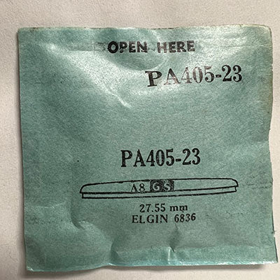 ELGIN : 6836 - Round 27.55mm PA405-23
