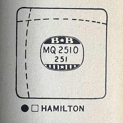 HAMILTON : HALESWORTH - Square w/Radius Corners 25.1mm x 25.1mm