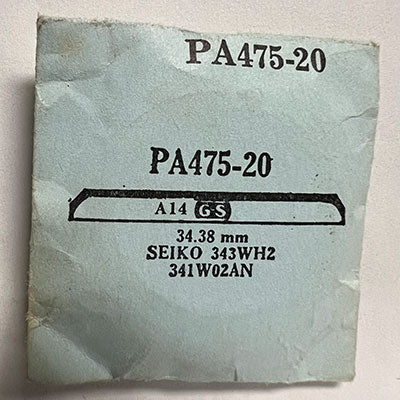 SEIKO : 343WH2 & 341W02AN - Round 34.38mm PA475-20