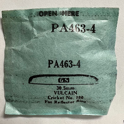 VULCAIN : CRICKET 120 - Round 30.5mm PA463-4