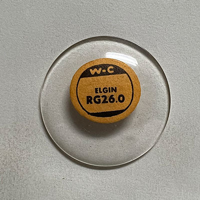 ROUND : GLASS : STANDARD DOME - 26.0mm