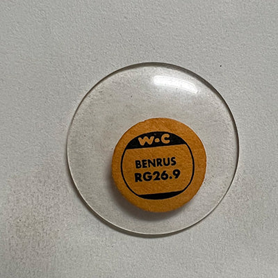 ROUND : GLASS : STANDARD DOME - 26.9mm