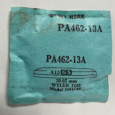 WYLER : 1182 & 1981/4F - Round 30.02mm PA462-13A