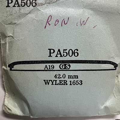 WYLER : 1653 - Round 42.0mm PA506