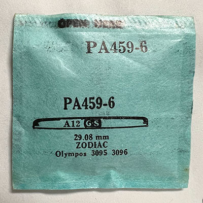 ZODIAC : OLYMPOS, 3095, 3096 - Round 29.08mm PA459-6
