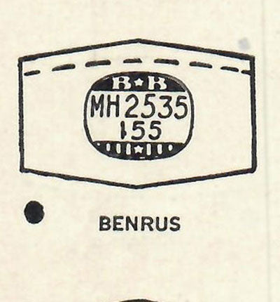 BENRUS : LORD CEDRIC - Hexagon 25.3mm x 15.5mm