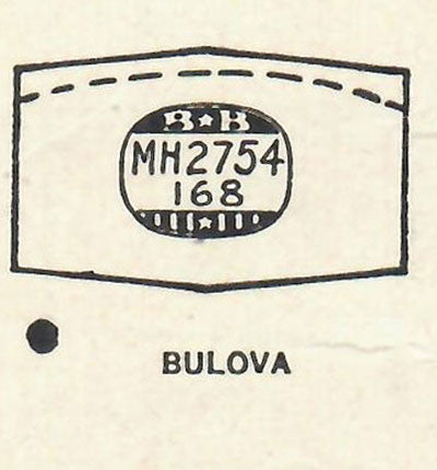 BULOVA : BRETON - Hexagon 27.5mm x 16.8mm DUREX