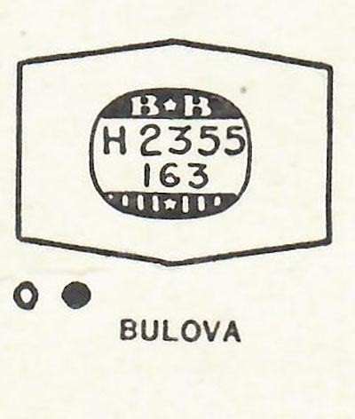 BULOVA - Hexagon 23.5mm x 16.3mm