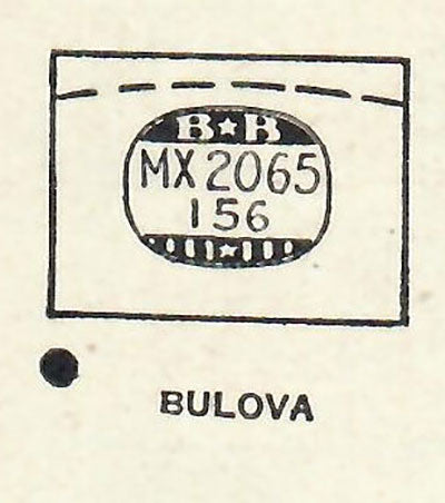 BULOVA - Rectangle 20.6mm x 15.6mm