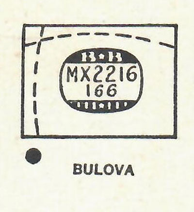 BULOVA : CLAY & COMMANDER - Rectangle 22.1mm x 16.6mm DUREX