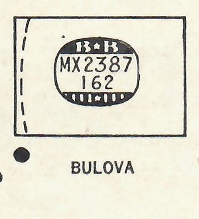 BULOVA - Rectangle 23.8mm x 16.2mm