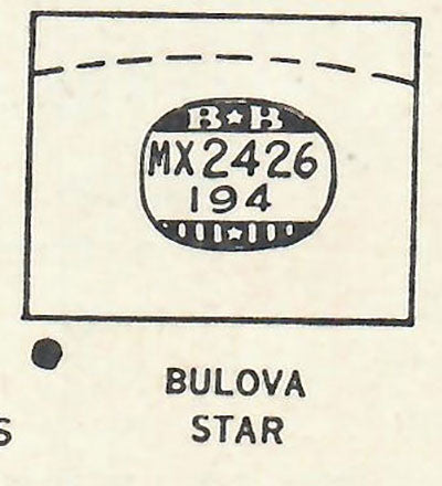 BULOVA - Rectangle 24.2mm x 19.4mm