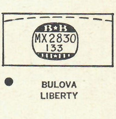 BULOVA - Rectangle 28.3mm x 13.3mm DUREX