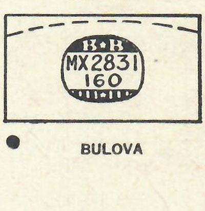 BULOVA - Rectangle 28.3mm x 16.0mm