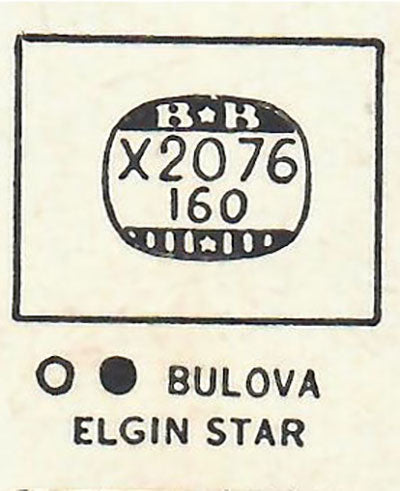 BULOVA : SENATOR & ELGIN - Rectangle 20.7mm x 16.0mm