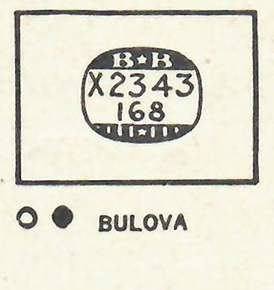BULOVA - Rectangle 23.4mm x 16.8mm DUREX