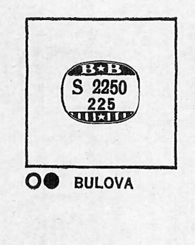 BULOVA : SPONSOR - Square 22.5mm x 22.5mm