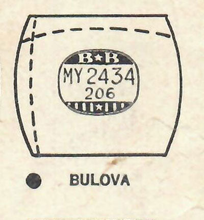 BULOVA : SPORTSMAN - Tonneau 24.3mm x 20.6mm