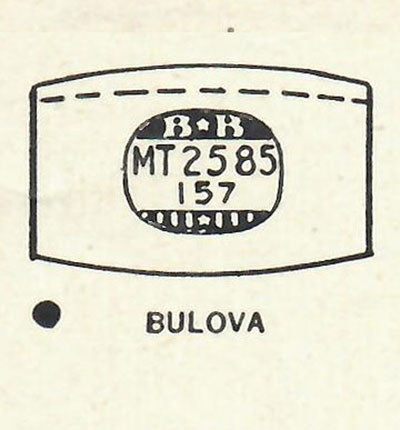 BULOVA - Tonneau 25.8mm x 15.7mm