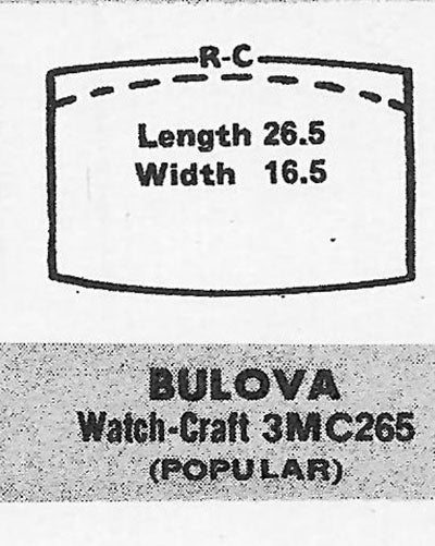 BULOVA - Tonneau 26.5mm x 16.5mm