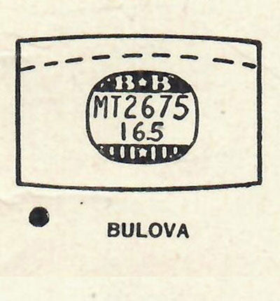 BULOVA : LAUNCELOT & PRESIDENT H - Tonneau 26.7mm x 16.5mm