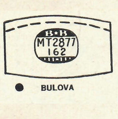 BULOVA : STATESMAN - Tonneau 28.7mm x 16.2mm