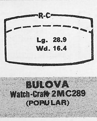 BULOVA - Tonneau 28.9mm x 16.4mm