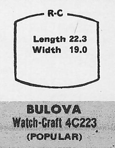 BULOVA - Tonneau 22.3mm x 19.0mm