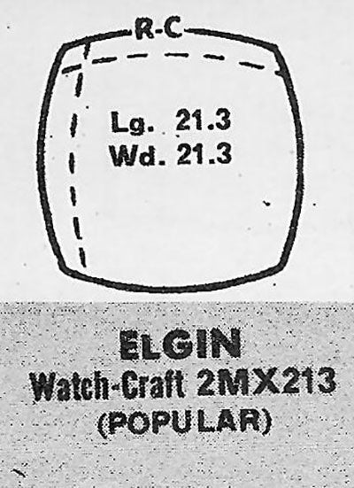 ELGIN - Cushion 21.3mm x 21.3mm