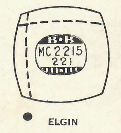ELGIN : 5708 - Cushion 22.1mm x 22.1mm DUREX