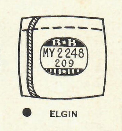 ELGIN : 5511 - Cushion 22.4mm x 20.9mm