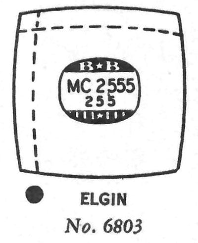 ELGIN : 6803 - Cushion 25.5mm x 25.5mm