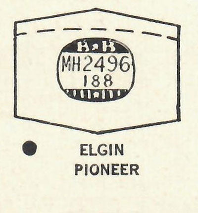 ELGIN - Hexagon 24.9mm x 18.8mm