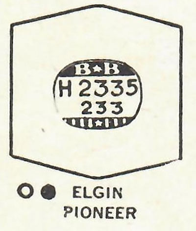ELGIN - Hexagon 23.3mm x 23.3mm