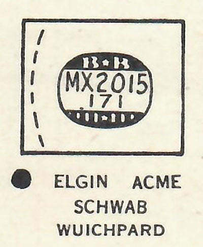 ELGIN - Rectangle 20.1mm x 17.1mm