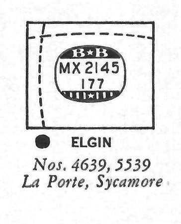 ELGIN : LA PORTE (AND OTHERS) - Rectangle 21.4mm x 17.7mm