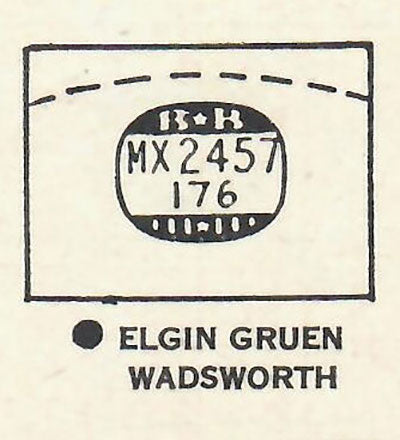 ELGIN & GRUEN - Rectangle 24.5mm x 17.6mm