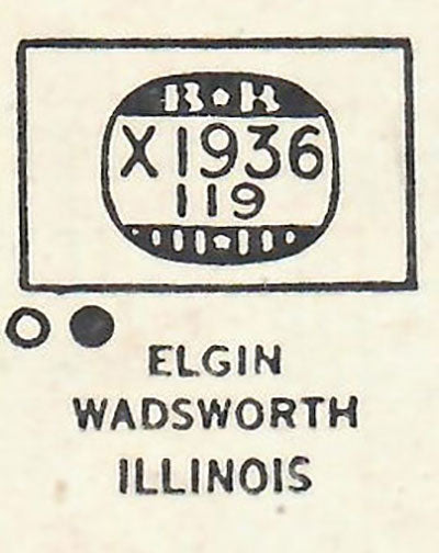 ELGIN - Rectangle 19.3mm x 11.9mm