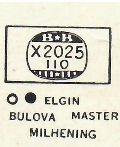 ELGIN & BULOVA - Rectangle 20.2mm x 11.0mm