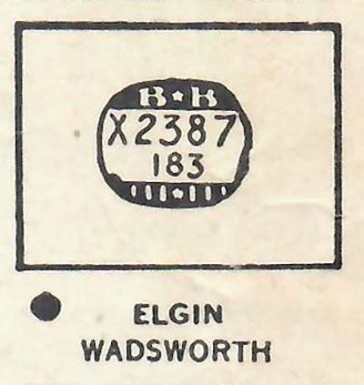 ELGIN - Rectangle 23.8mm x 18.3mm