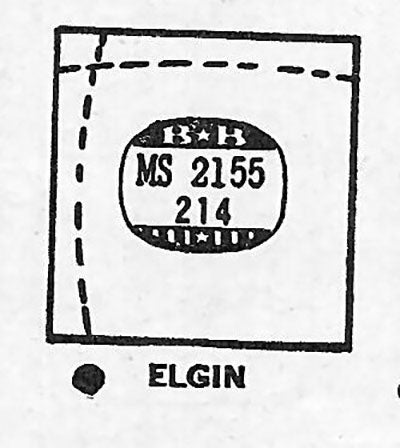 ELGIN : MULTIPLE MODELS - Square 21.5mm x 21.5mm