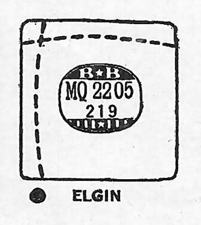 ELGIN : MULTIPLE MODELS - Square w/Radius Corners 22.0mm x 21.9mm