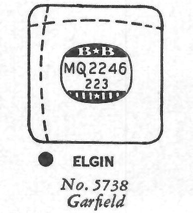 ELGIN : MULTIPLE MODELS - Square w/Radius Corners 22.4mm x 22.3mm