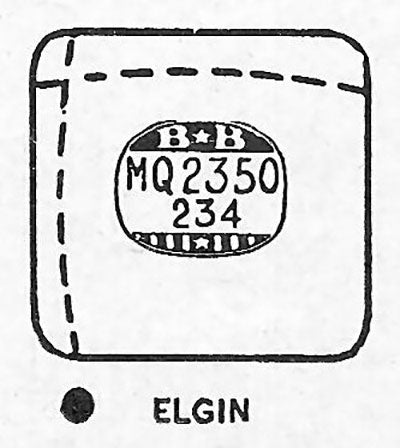 ELGIN : MULTIPLE MODELS - Square w/Radius Corners 23.5mm x 23.4mm