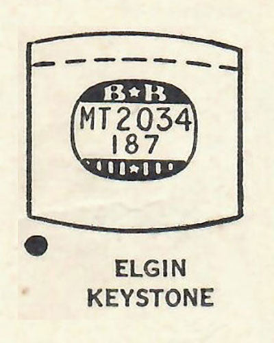 ELGIN : 6614 - Tonneau 20.3mm x 18.7mm DUREX