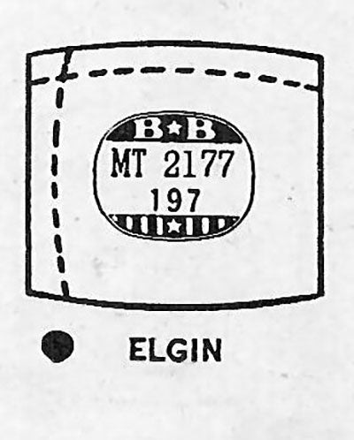ELGIN : MULTIPLE MODELS - Tonneau 21.7mm x 19.7mm