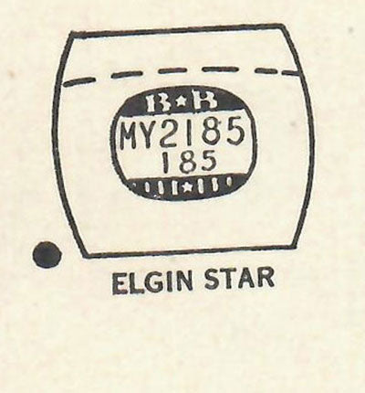 ELGIN - Tonneau 21.8mm x 18.5mm