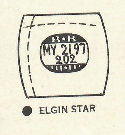 ELGIN : MULTIPLE MODELS - Tonneau 21.9mm x 20.2mm